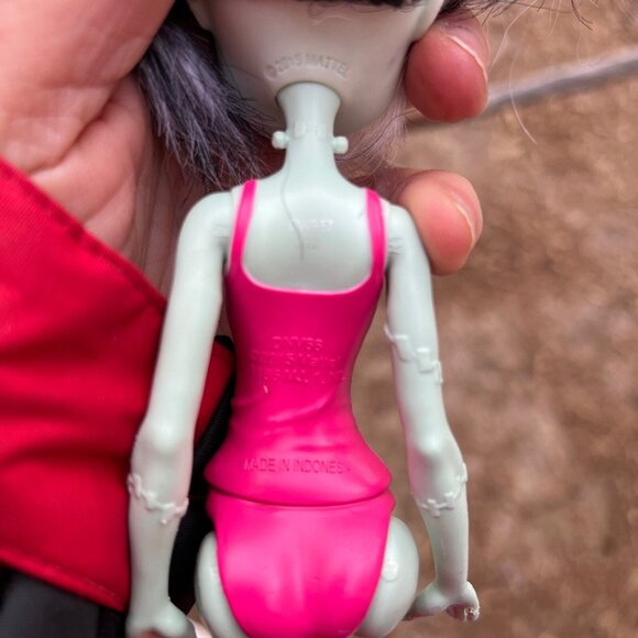 2015 Monster High Frankie Stein Doll Pink Body Suit Blue Shoes Ghoul Spirit - Picture 6 of 8